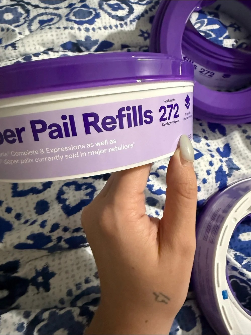 Diaper Pail Refills 6 - Purple